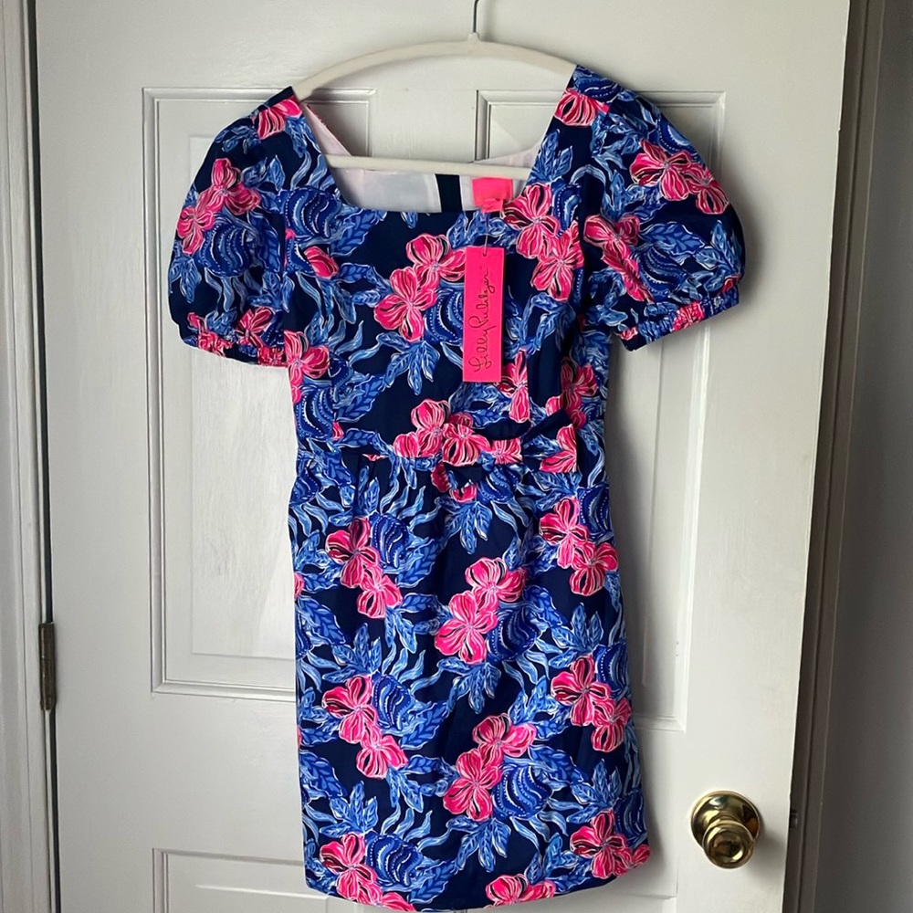 Lilly Pulitzer Alannah cotton dress NWT GIRL SIZE 12